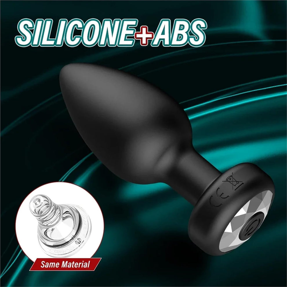 Remote Control Rechargeable Vibrating Butt Plug