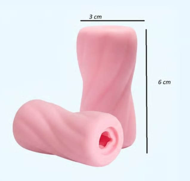 💗 Pink Silicone Male Stroker Sleeve